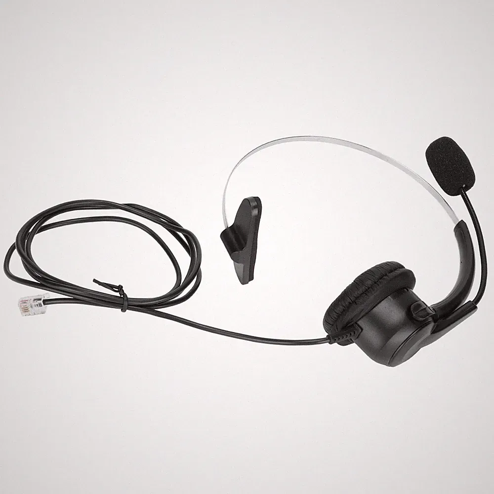 Telefonheadset RJ9 Kopfhörer Mit 330° Mikrofon Für Heim Und Callcenter Büro Fe