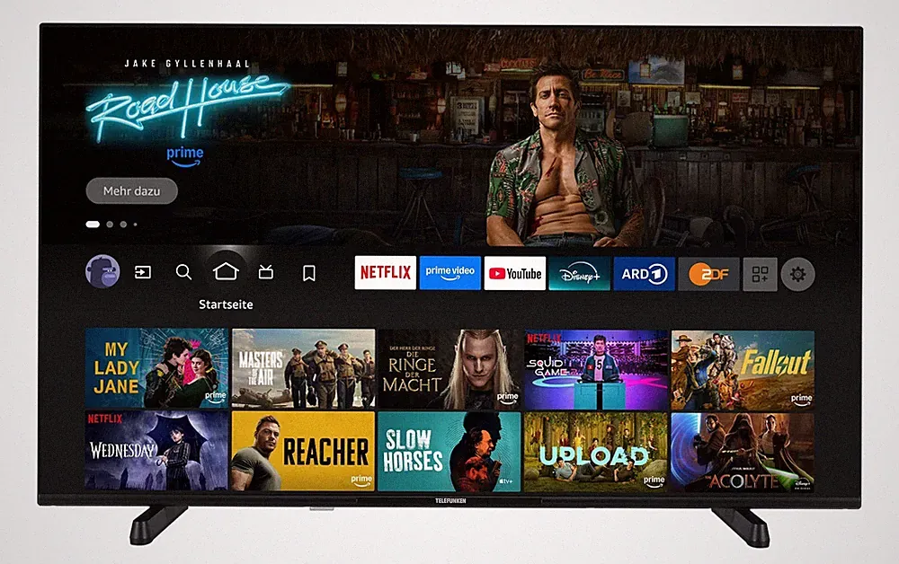 Telefunken Fire TV Fernseher 50 Zoll 4K Smart TV Dolby Vision HDR gebraucht