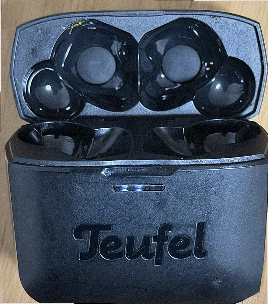 Teufel Airy True Wireless Ladecase Schwarz – Original Ersatz Ladehülle