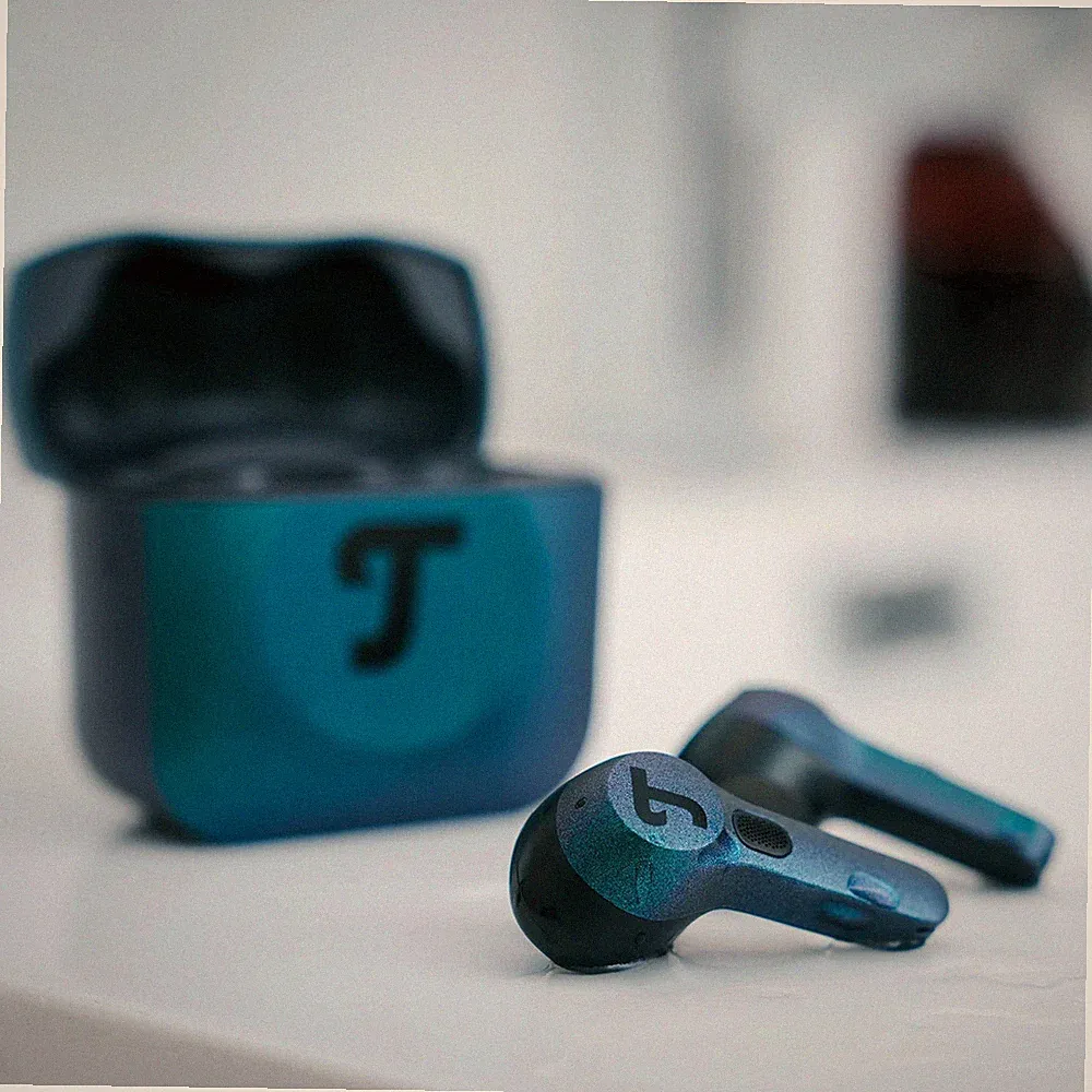 Teufel Airy TWS Pro In Ear Kopfhörer in Cosmic Teal mit Bluet. Freispr. Noice C.