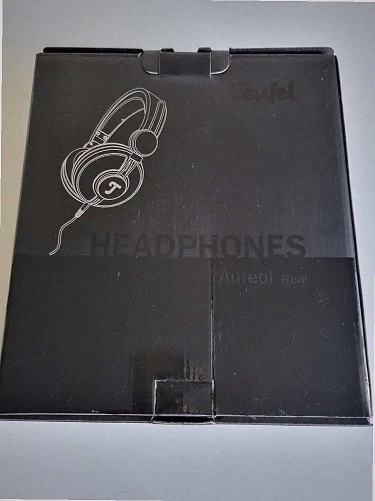 Teufel Aureol Real offener Over-Ear-Kopfhörer Black Edition + 7,5 m Audio Kabel