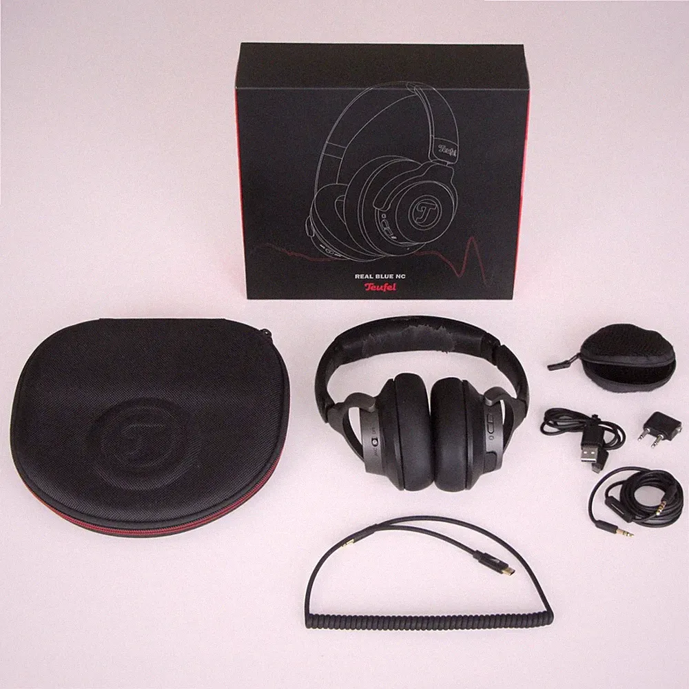 Teufel Kopfhörer Real Blue NC schwarz, OVP - Bluetooth ANC-Funktion Over-Ear