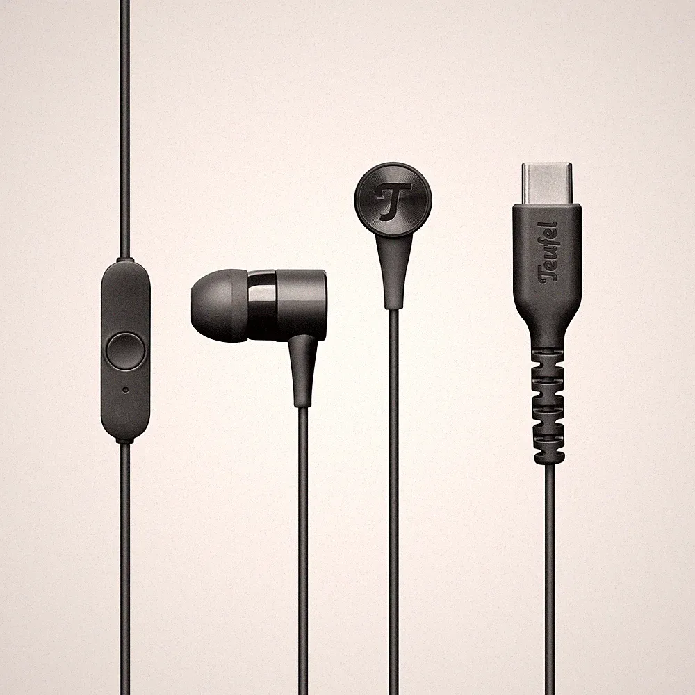 Teufel MOVE 2 -Kabelgebundener In-Ear-Kopfhörer mit Linear-HD-Treiber HiFi-Klang