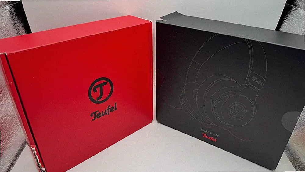 Teufel Real Blue Bluetooth Over-Ear Kopfhörer Schwarz mit Case & OVP
