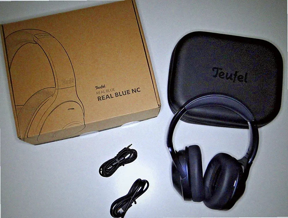 Teufel REAL BLUE NC – Over-Ear Kopfhörer mit Active Noise Cancelling – OVP & Cas