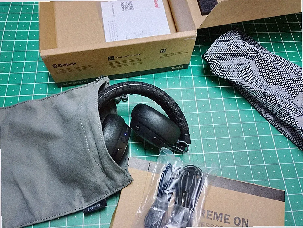 Teufel Supreme ON Bluetooth Kopfhörer in Originalverpackung mit Zubehör