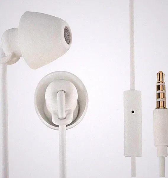 Thomson EAR3008W In-Ear Kopfhörer Kabelgebunden Anruffunktion 1,2m Kabel Weiß H3