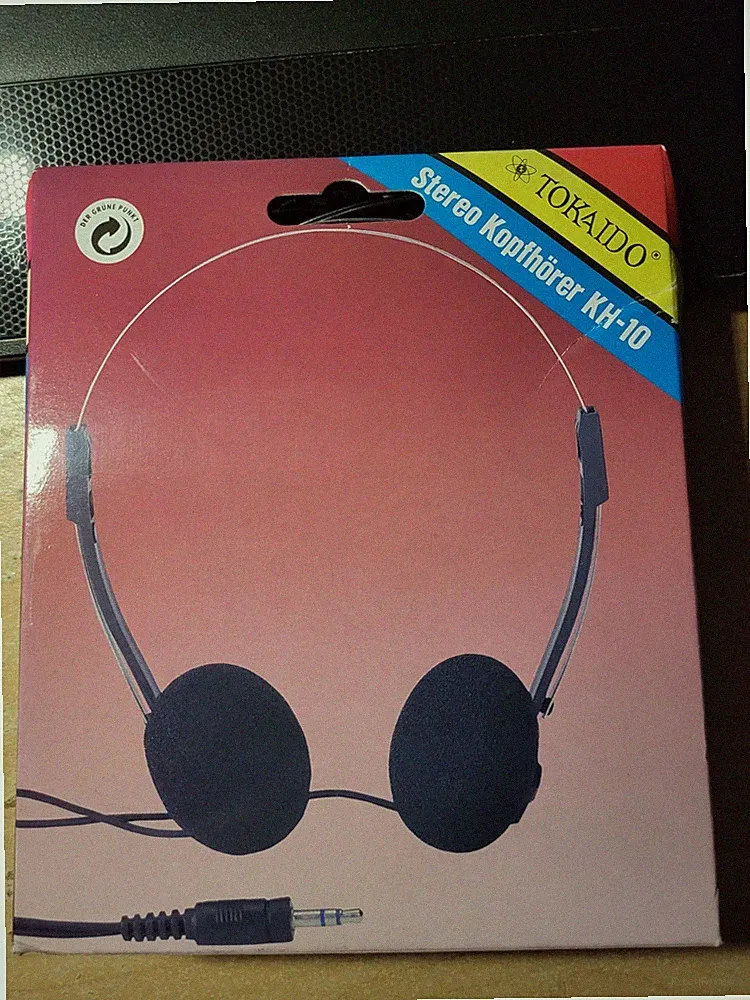 Tokaido Stereo Kopfhörer KH-10 - 4m Kabel Klinkenstecker Retro 90er 2000er OVP