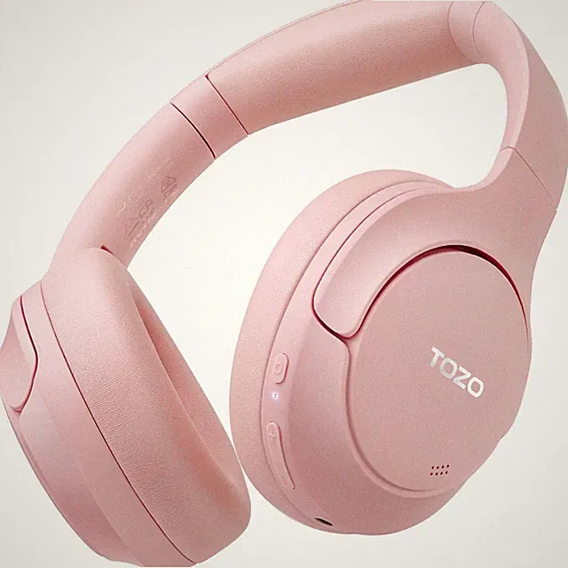 TOZO HT2 ANC 60h kabellose Kopfhörer, rosa