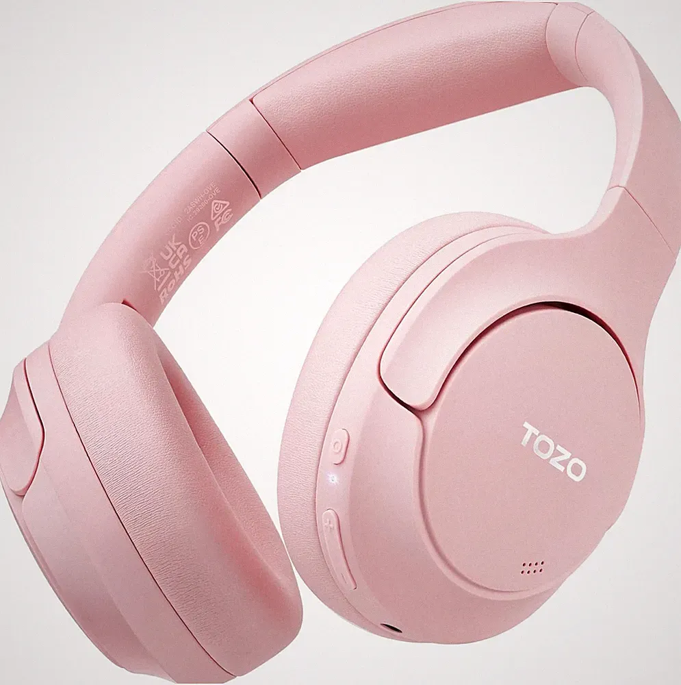 TOZO HT2 Over Ear Kopfhörer Bluetooth,Hybrid Active Noise Cancelling
