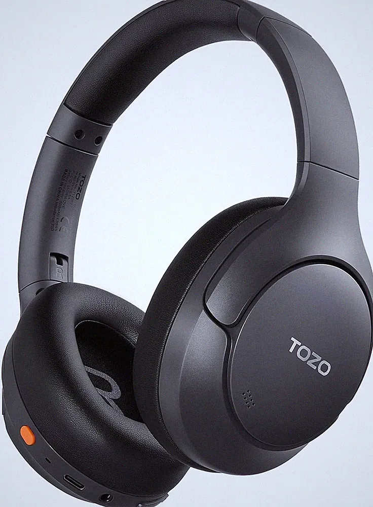 TOZO HT3 Bluetooth Headset Spatial Audio AI Chat mit 5 Mikrofonen Over Ear Kopfhörer