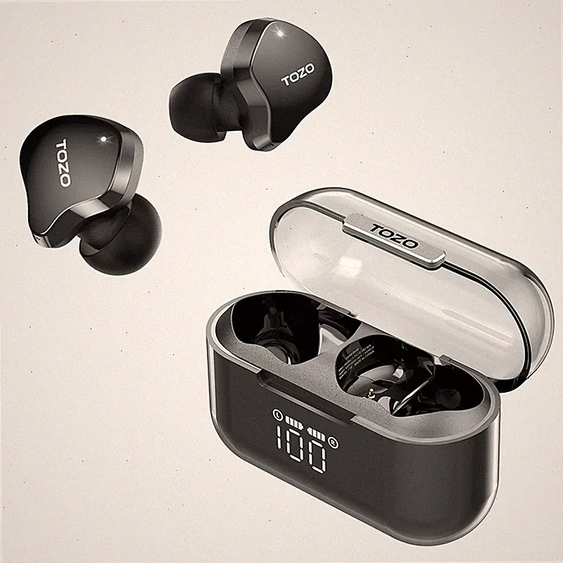 TOZO Kabellose Bluetooth Kopfhörer in-Ear, 40 Std. Spielzeit, IPX8 wasserfest