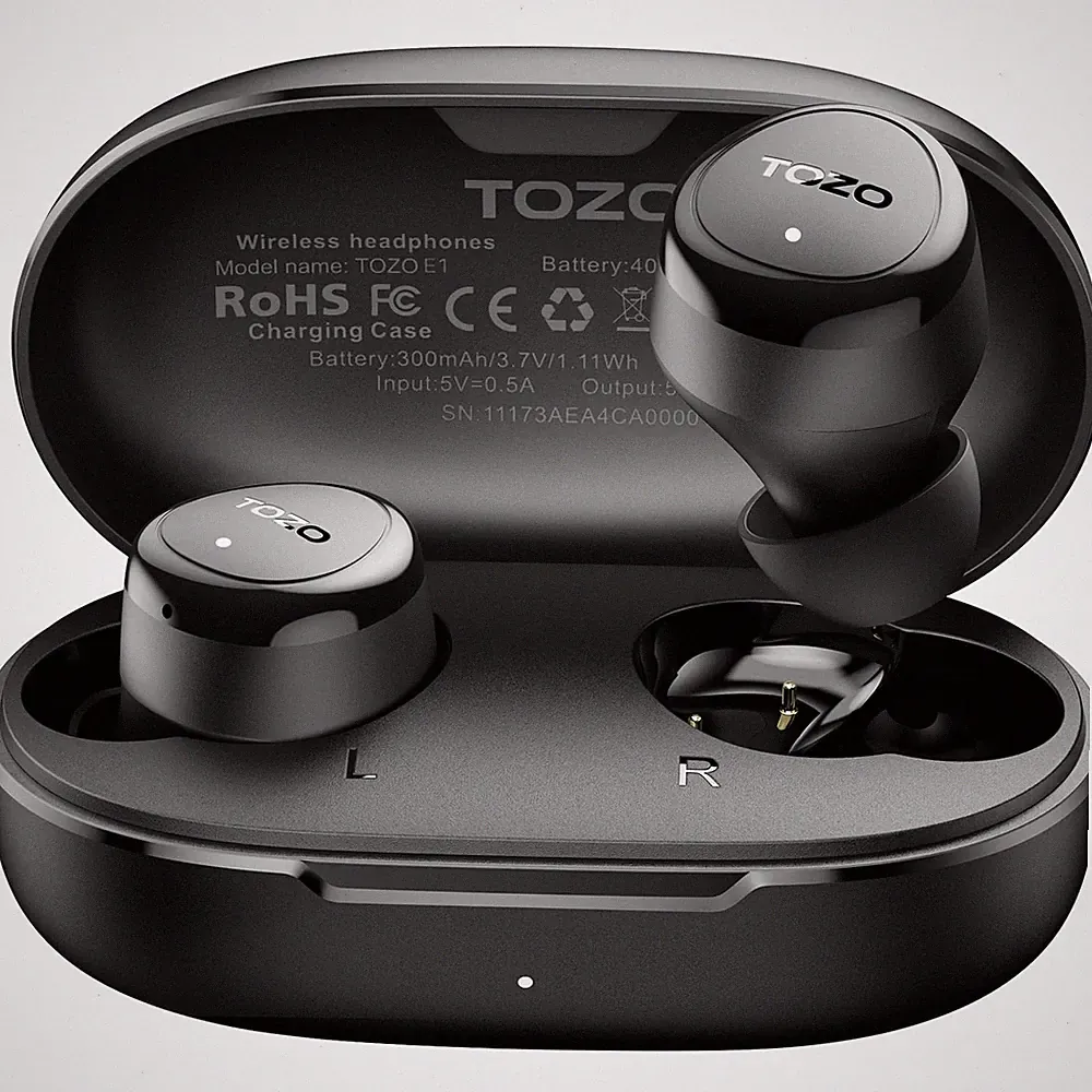 TOZO Kabellose In-Ear-Kopfhörer Bluetooth 5.3, Premium-Stereo-Klang, wasserdicht