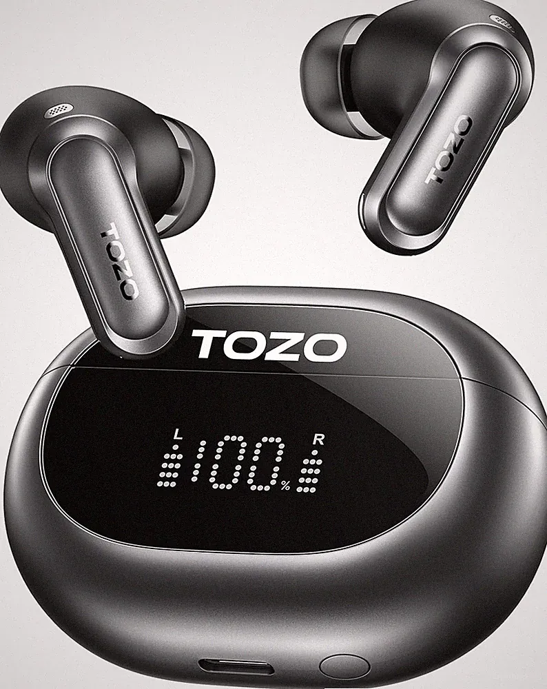 TOZO NC20 Kabellose In Ear Kopfhörer Bluetooth 5.4 mit Hybrid ANC und LDAC