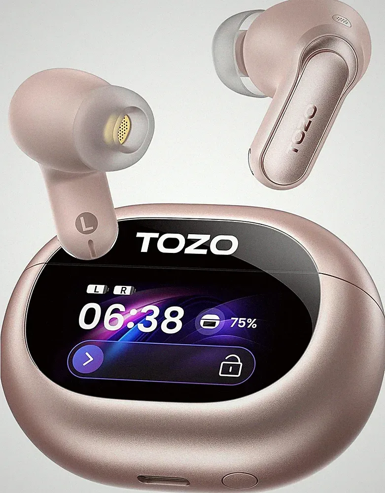 TOZO NC20 Pro Bluetooth Kopfhörer In Ear mit Active Noise Cancelling 12h, Titan