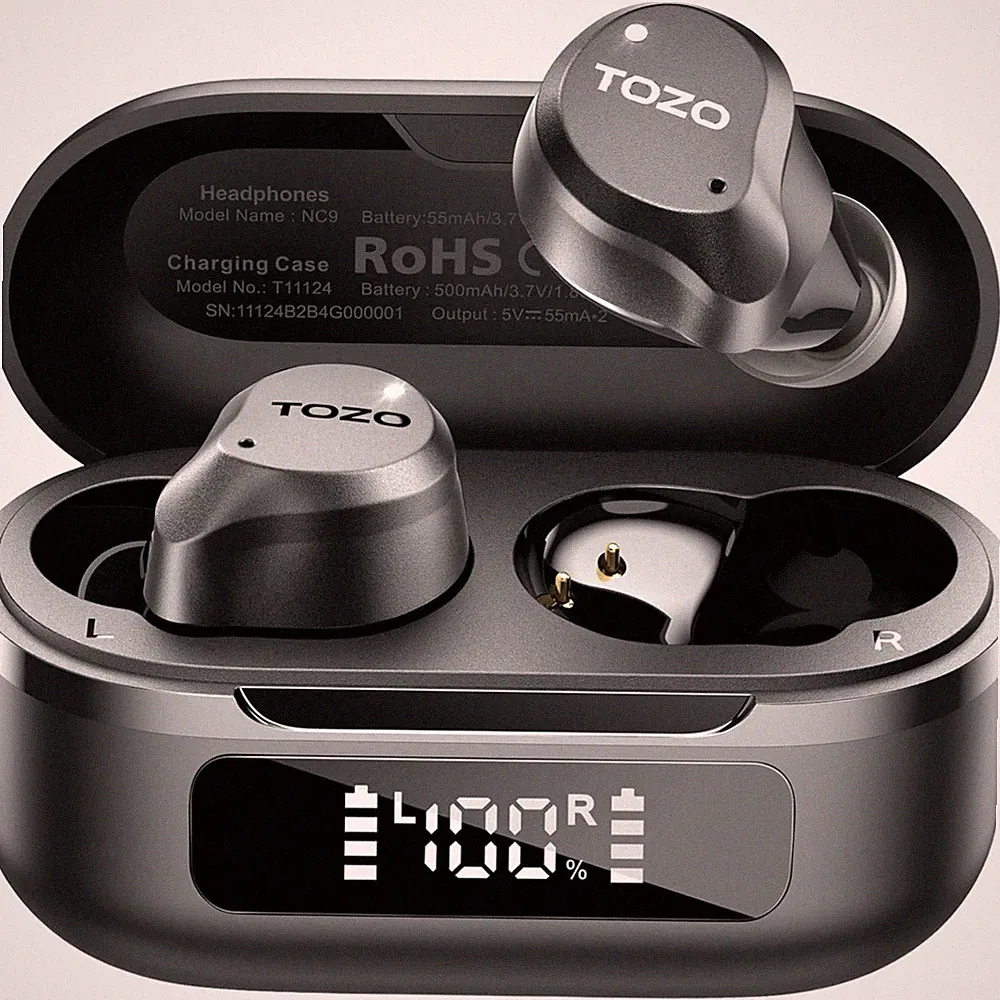 Tozo NC9 In Ear Bluetooth Kopfhörer kabellos Noise Cancelling