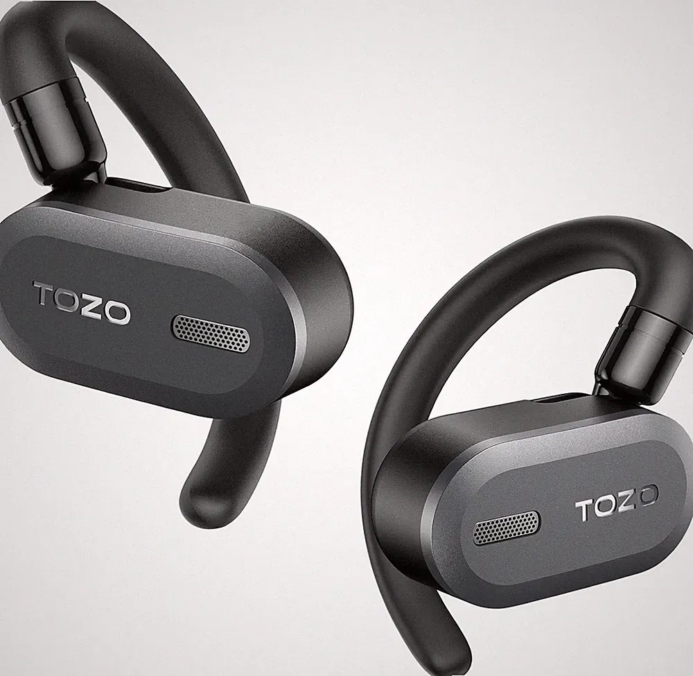 TOZO Open Buds Kopfhörer Bluetooth 5.3 mit 42 Std Laufzeit, Dual-Verbindung
