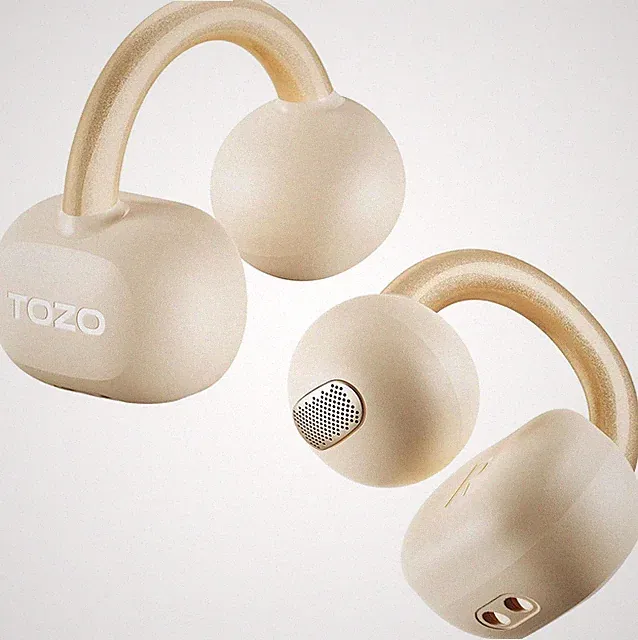TOZO OpenEarRing Kopfhörer Kabellos Bluetooth mit Geräuschunterdrückung 40h