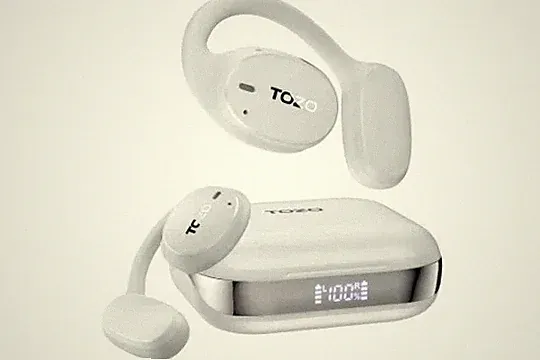 TOZO OpenEgo Kopfhörer Bluetooth Open Ear Sport Ohrhörer Ohrbügel 80H Spielzeit