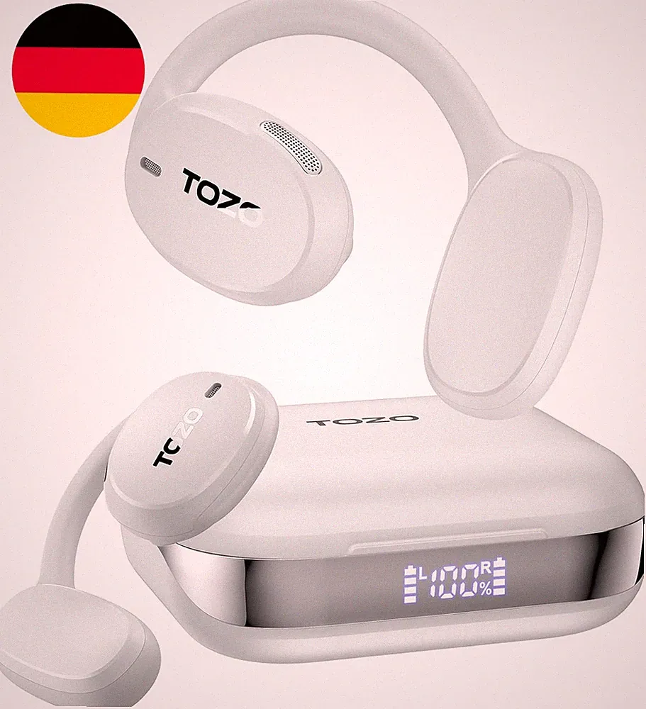 TOZO Openego Open Ear Kopfhörer 5.3 Bluetooth Kopfhörer Sport Mit Ohrbügel,Kopfh