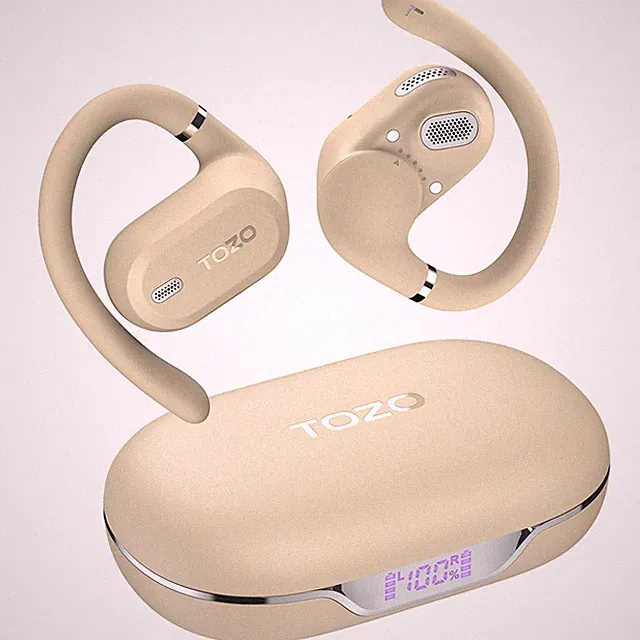 TOZO OpenWear Open Ear Kopfhörer AI Translation Ohrhörer für 164 Sprachen