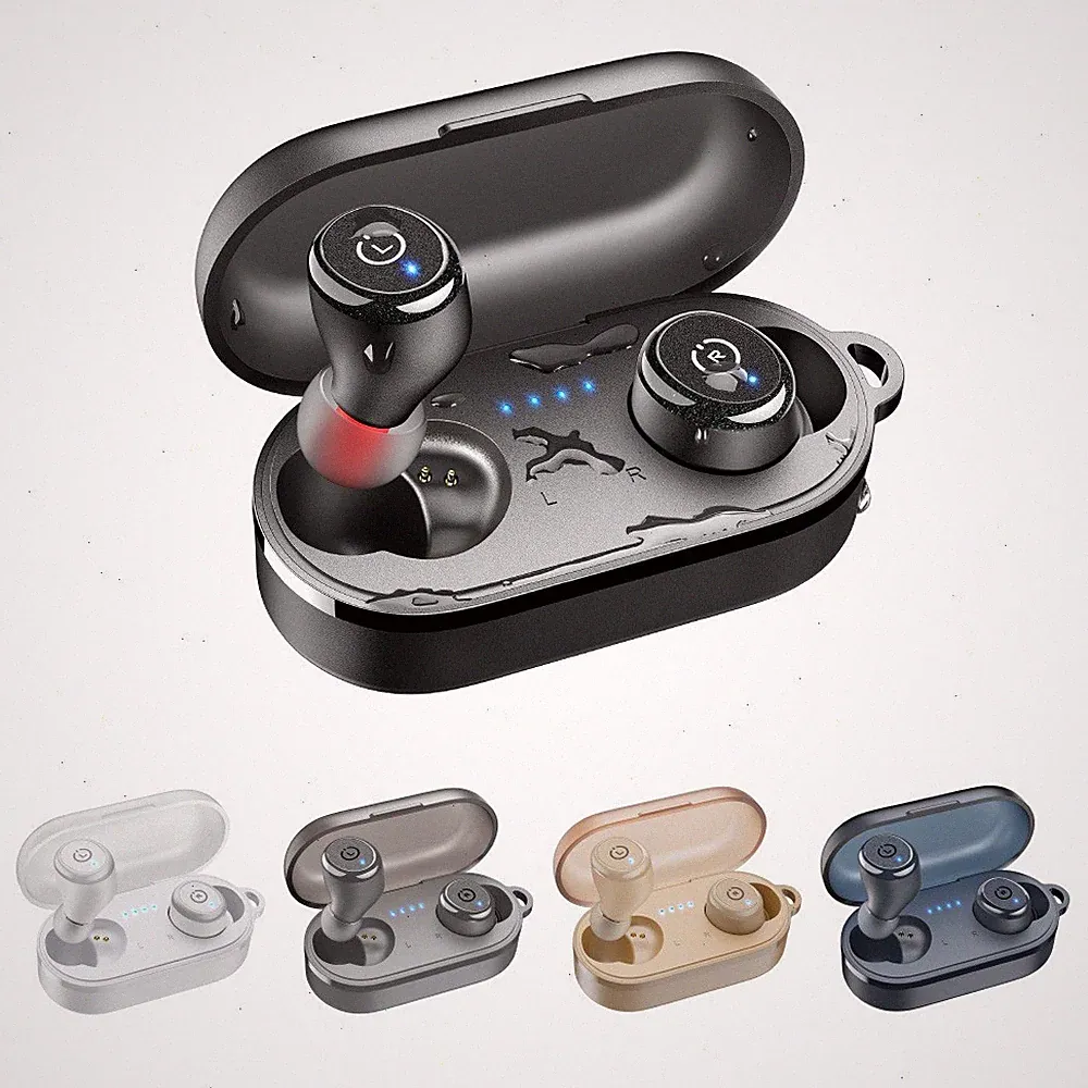 TOZO T10 Kabellose Bluetooth In-Ear-Kopfhörer – EQ-Anpassung per App, 55 Std