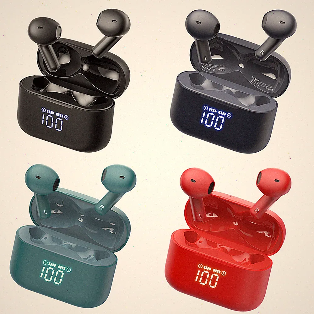 TOZO T21 Bluetooth Kopfhörer Halb In-Ear Kabellos Komfort Earbuds