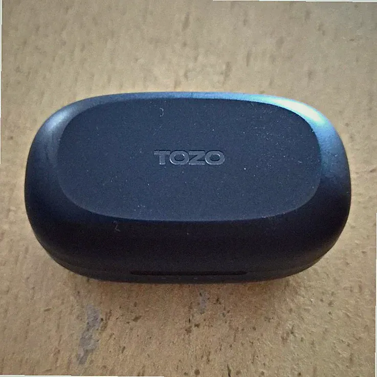 TOZO Tozo True Wireless Bluetooth In-Ear-Kopfhörer mit Ladecase, Schwarz
