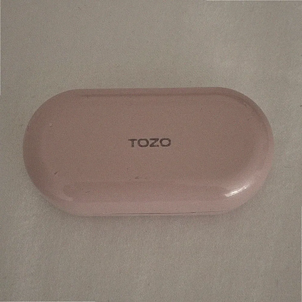 TOZO True Wireless In-Ear-Kopfhörer mit Ladecase USB-C, Rosa/Grau
