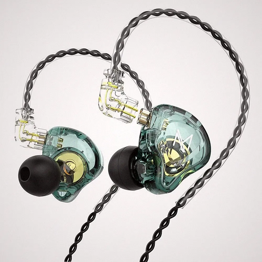 TRN MT1 In-Ear Kopfhörer HiFi Dual Magnet 10mm IEM 2Pin 3,5mm Kabel