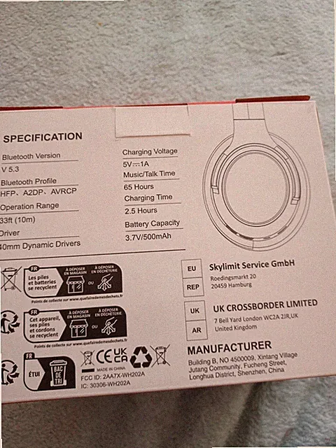 TronicXL HP113LW6 On-Ear-Kopfhörer mit 6m Kabel - Schwarz/Silber