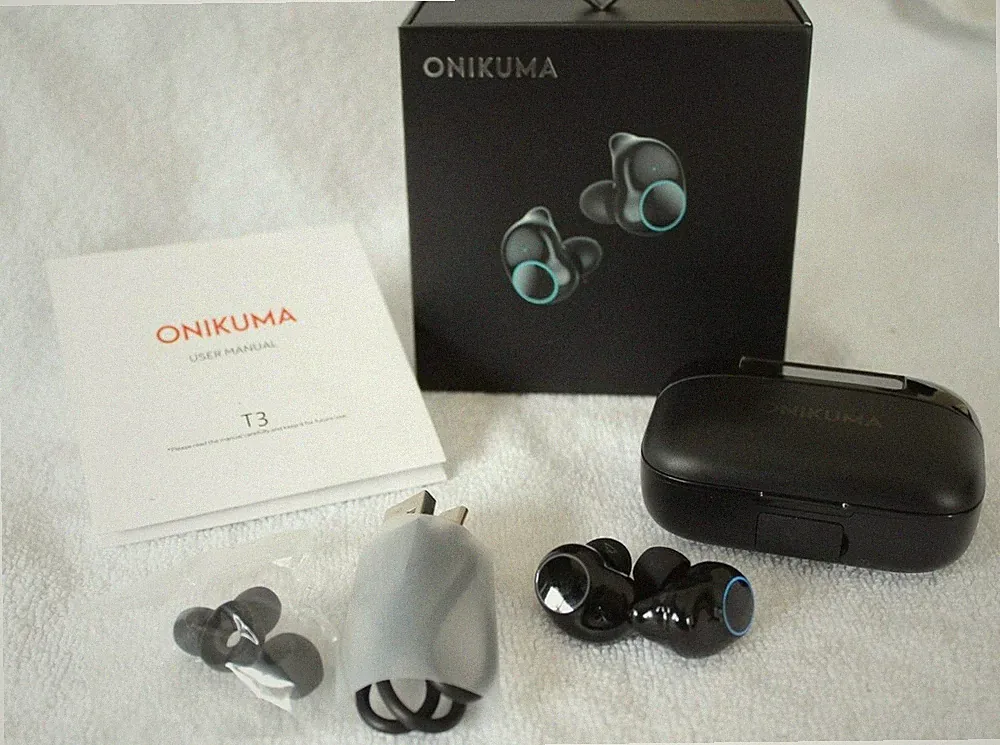 True Wireless Earbuds ONIKUMA T3 Plus Bluetooth 5.0 In-Ear TWS Headphones