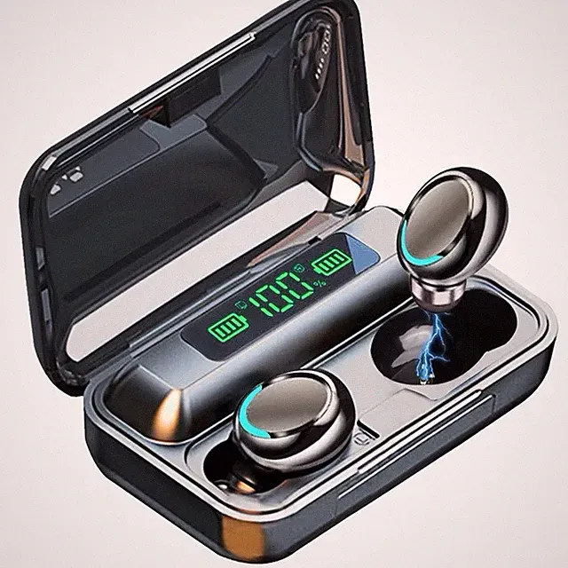 True Wireless Earbuds wasserdicht mit Powerbank BTH-F9-5 Digital Display Touch