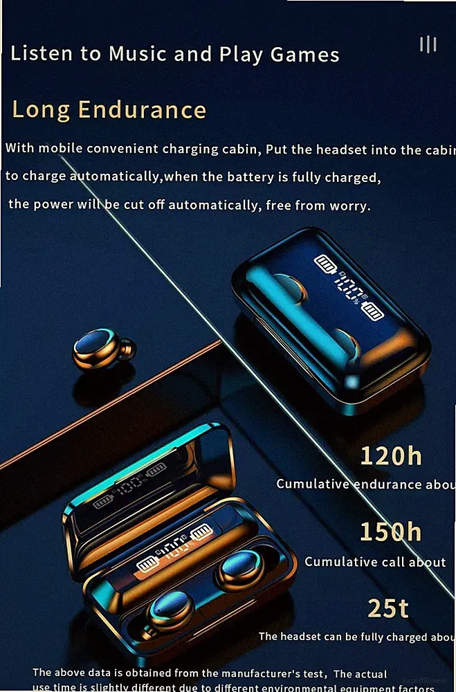 True wireless in ear Kopfhörer TWS V5.1 F9