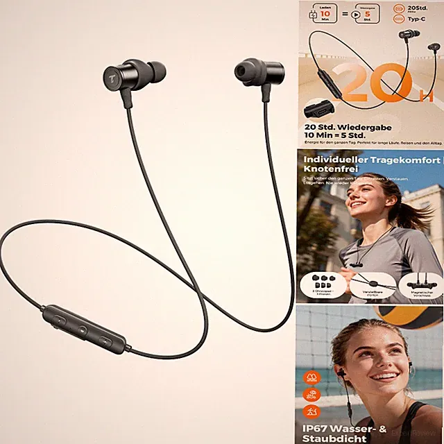 truefree HD-100 In Ear Kopfhörer Bluetooth 6.0 Wasserdicht