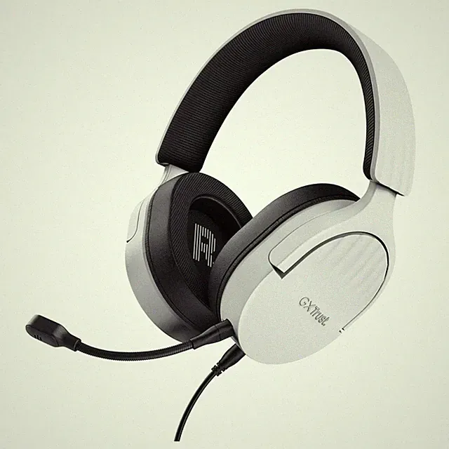 Trust GXT489W Fayzo Gaming-Headset Overear PC Konsolen 3,5mm-Klinke Weiß