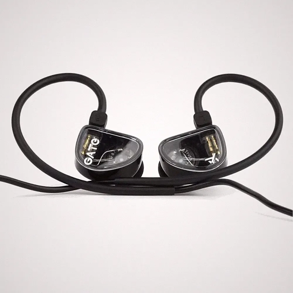Truthear Gate In Ear Kopfhörer dynamischer Treiber schwarz Kabel