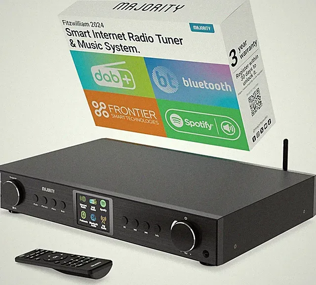 Tuner, DAB+/FM, Internet, Bluetooth, Majority Fitzwilliam 2024, GEPRÜFT