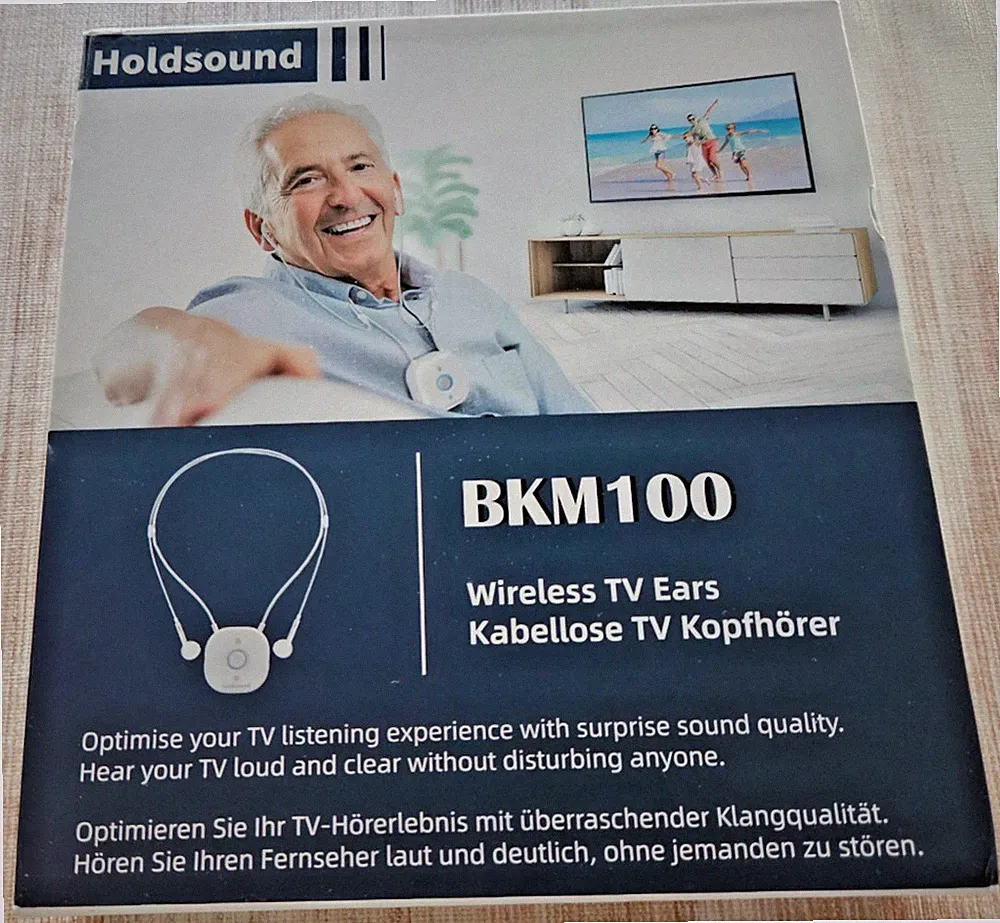 TV Kopfhörer kabellos für Senioren – Holdsound BKM100