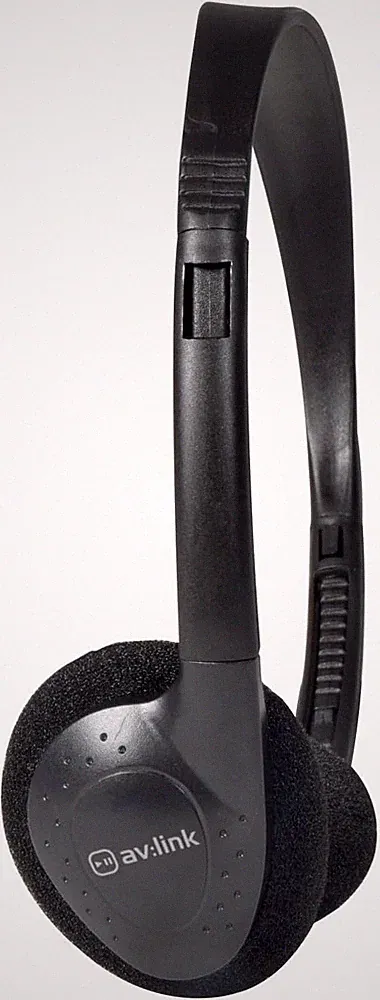 TV-Kopfhörer mit Schallisolierung & flexiblem 5m Kabel - AV:Link