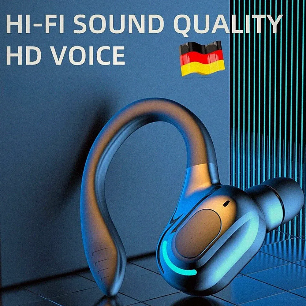 TWS Handy Kopfhörer Bluetooth 5.2 Stereo Sport Kabellos Headset mit Mikrofon Neu
