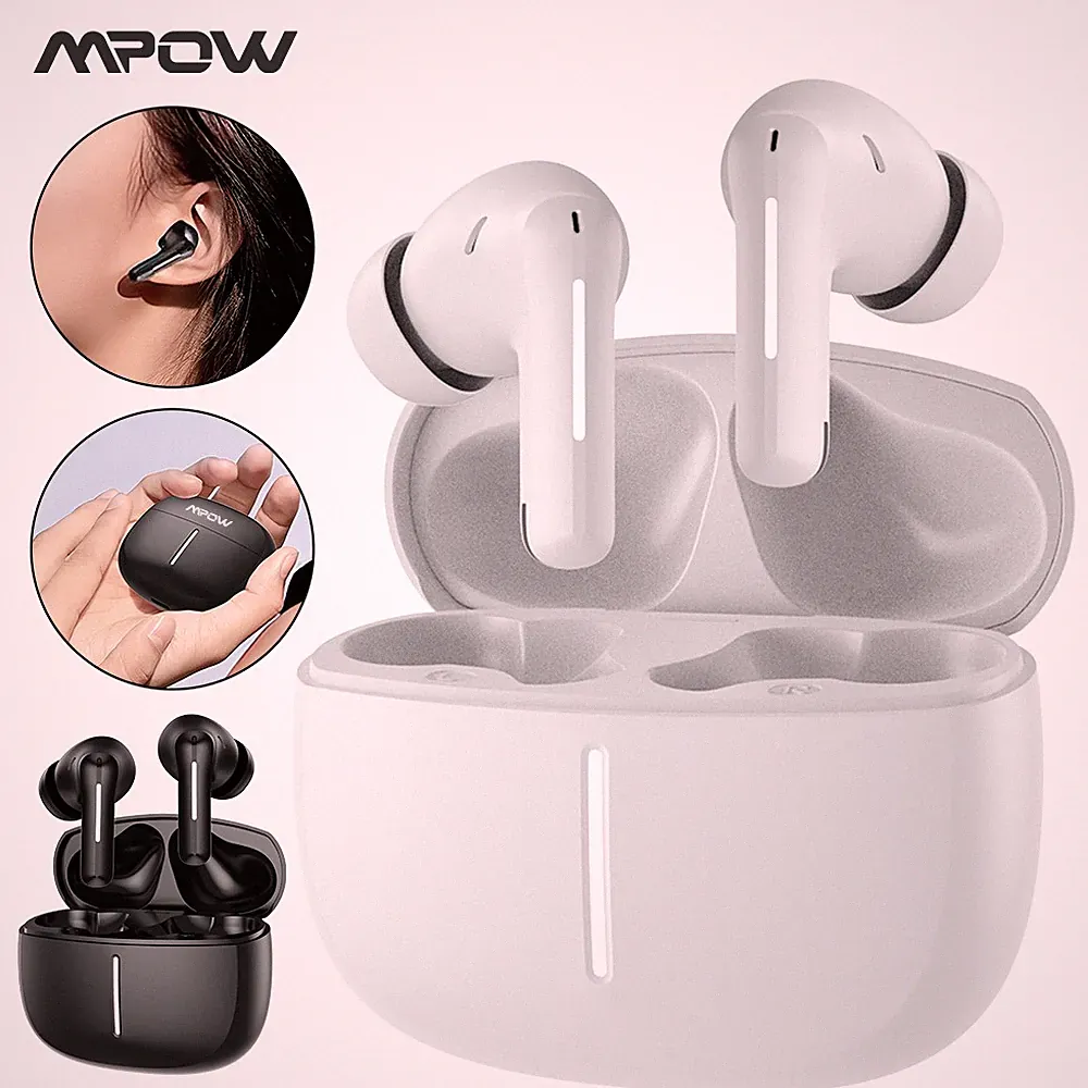TWS Kopfhörer ANC ENC Bluetooth 5.4 24h Akku HiFi In-Ear Geräuschunterdrückung