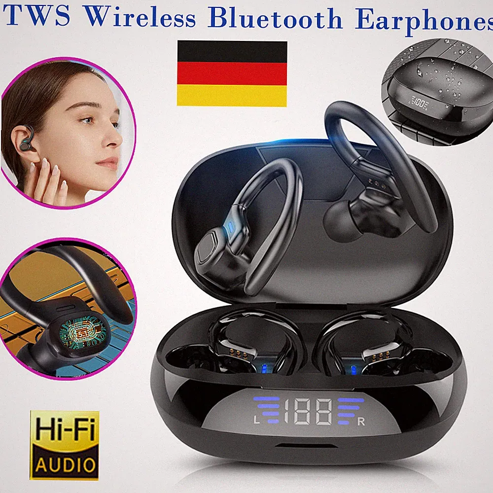 TWS Kopfhörer Bluetooth 5.3 Lenovo IPX7 In Ear Ohrhörer Wireless Sport Kopfhörer
