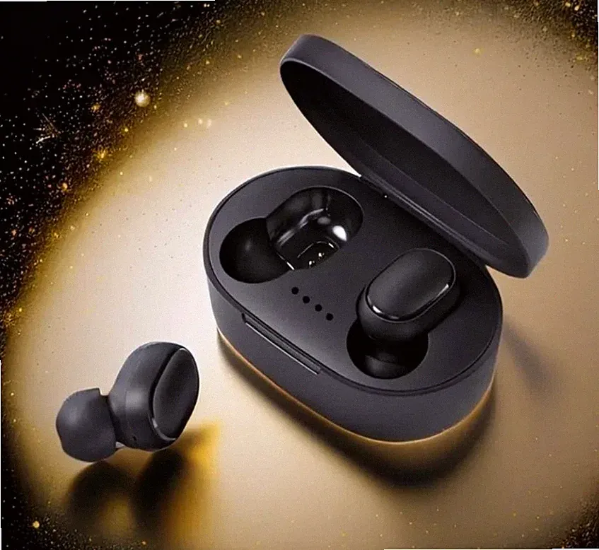 TWS True Wireless In-Ear Kopfhörer Bluetooth Mini Buds Schwarz Doppel