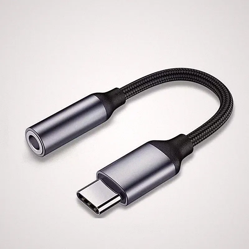 Typ C zu 3,5mm USB C auf Aux Adapter Kabel Klinkenkabel Handy Kopfhörer Klinke