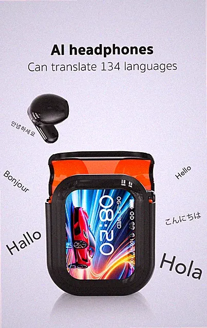 Übersetzungskopfhörer Bluetooth In Ear Kabellose Ohrhörer Sport Wasserdicht IPX4