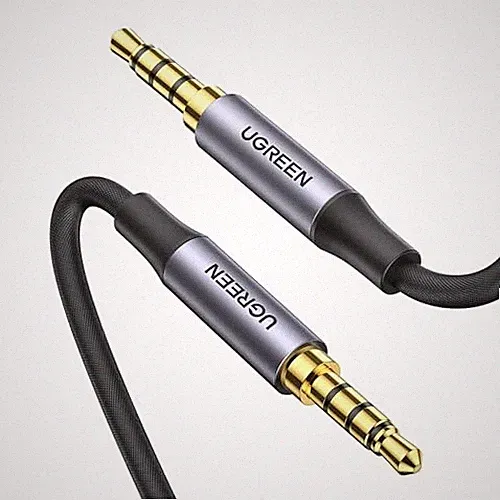 UGREEN 3,5mm Audiokabel 4-polig Mini Stecker TRRS Kopfhörerkabel AUX Stecker-...