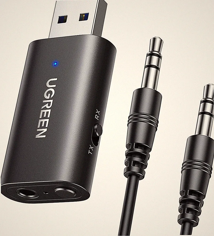 UGREEN Bluetooth 5.4 Adapter 2in1 Transmitter Empfänger Klinke TV Kopfhörer