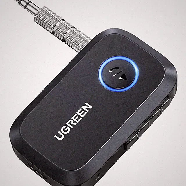 Ugreen Bluetooth 6.0 Adapter Auto Freisprech Kabelloser Empfänger Stereo