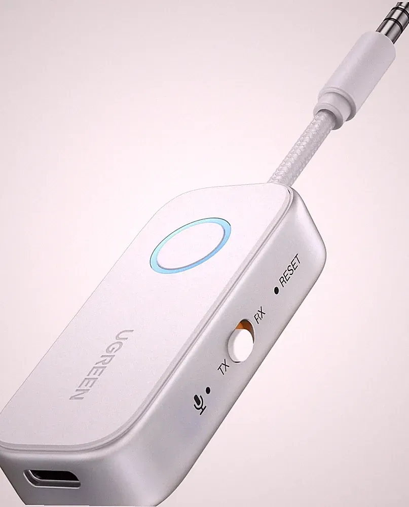 UGREEN Bluetooth 6.0 Sender Klinke 2 in 1 Transmitter Empfänger Für Zwei Airpods